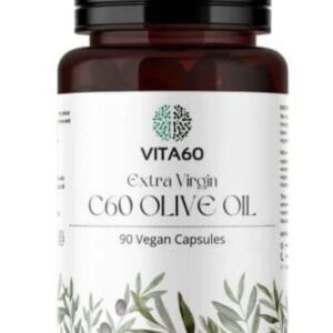 VITA60 C60 Olive Oil Capsules – 90 Vegan Friendly Capsules ( double pack)